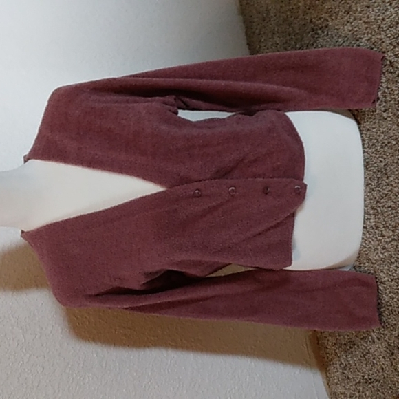 Love by Lottie Moss super soft mauve cardigan size small - Picture 1 of 4
